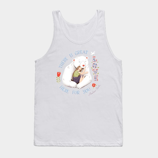 There Is Great Love Here For You Tank Top by Golden Section